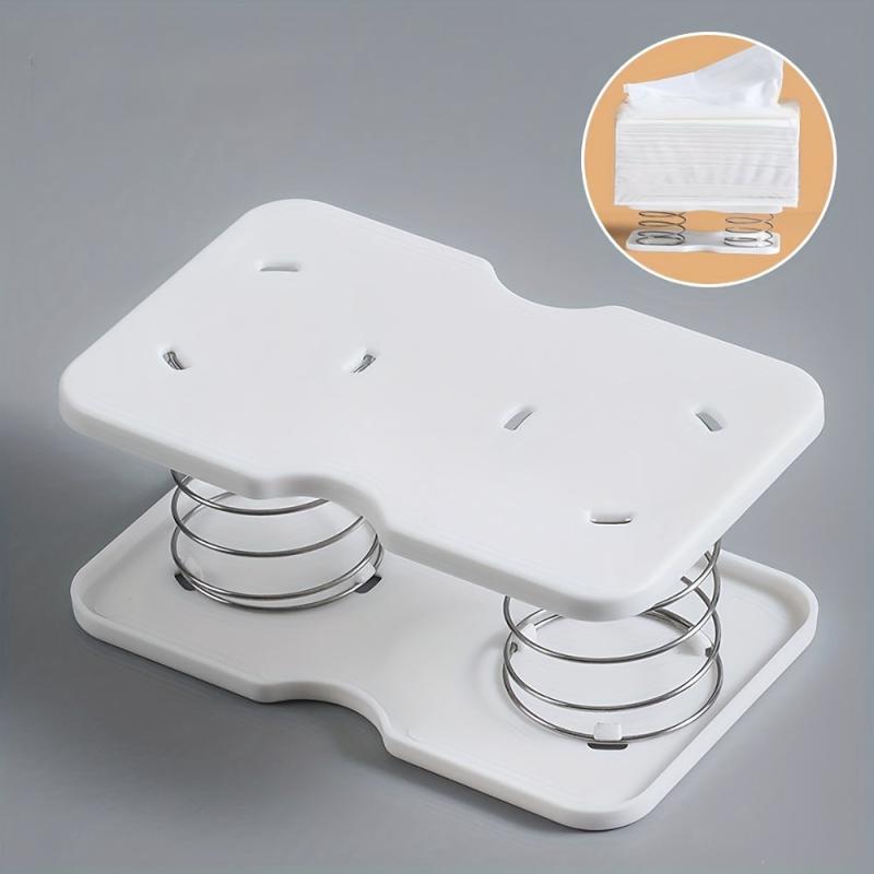Tissue Box Spring Support for Safe Driving in Cars
