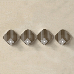 Modern Flower Detail Adhesive Hook for Bathroom and Household