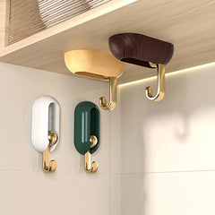 360 Rotatable Rack Bag Coat Towel Hook Bathroom Adhesive