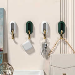 360 Rotatable Rack Bag Coat Towel Hook Bathroom Adhesive