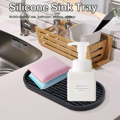 Silicone Storage Tray Non-Slip Durable Vanity Organizer