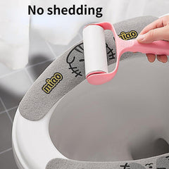 Animal Pattern Toilet Seat Cover Non Slip Mat Four Seasons Self Adhesive