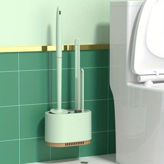 3-in-1 Compact Toilet Brush and Holder Set
