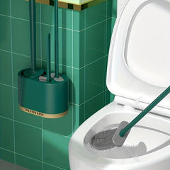 3-in-1 Compact Toilet Brush and Holder Set