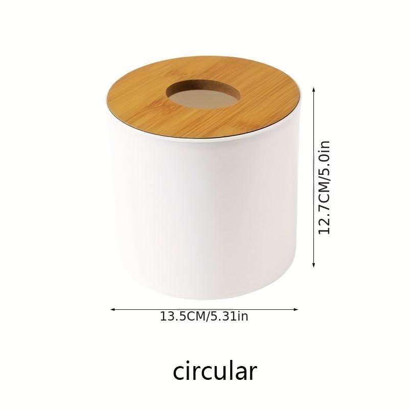 Wooden Tissue Box Stylish Napkin Holder for Home and Office