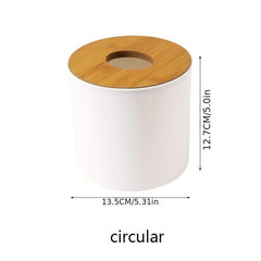 Wooden Tissue Box Stylish Napkin Holder for Home and Office