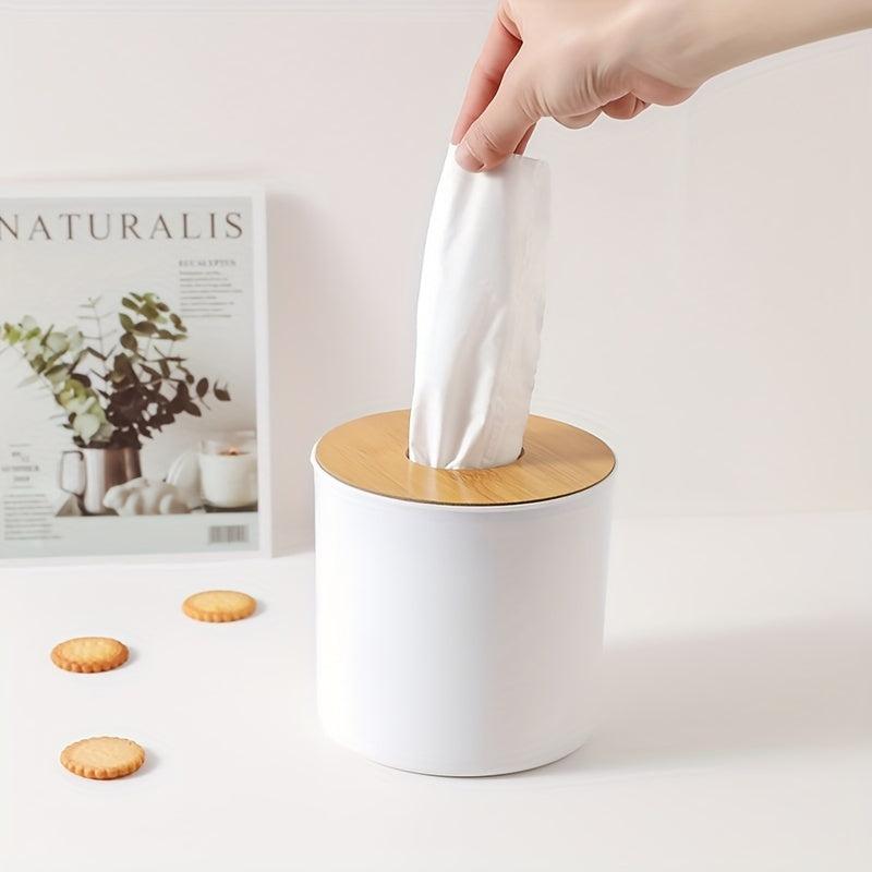 Wooden Tissue Box Stylish Napkin Holder for Home and Office
