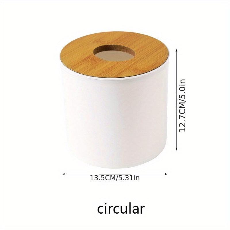 Wooden Tissue Box Stylish Napkin Holder for Home and Office