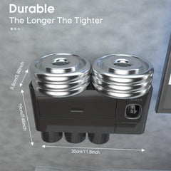 Toothbrush Holder & Gargle Cup Set with Automatic Toothpaste Dispenser