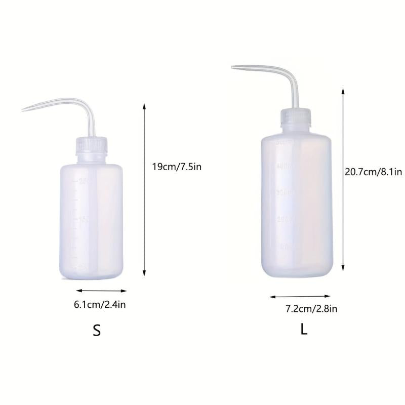 1pc 250ml 500ml Inverted Plastic Squeeze Bottles w/ Caps