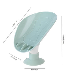 Soap Box Soap Shelf Suction Cup Standing Drain Bathroom Kitchen
