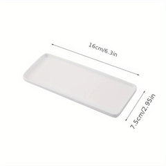Ceramic Vanity Tray Rectangular Bathroom Small Tray