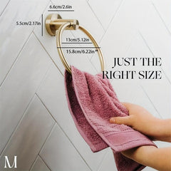 Round Towel Ring Stainless Steel Towel Rack Bathroom Accessories