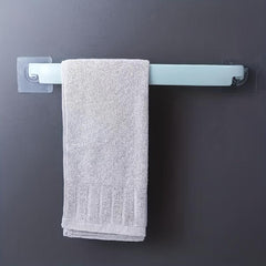 Punching Towel Rack with 2 Hooks for Home Kitchen Bathroom