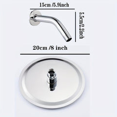 Stainless Steel Rain Shower Head High Pressure