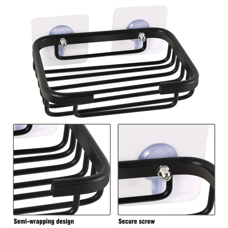 Wall Mounted Soap Dish Space Aluminum Bathroom Shower Holder