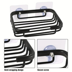 Wall Mounted Soap Dish Space Aluminum Bathroom Shower Holder