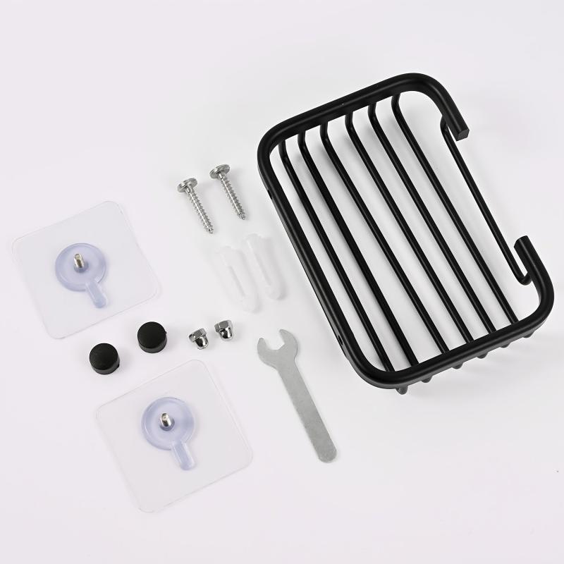 Wall Mounted Soap Dish Space Aluminum Bathroom Shower Holder