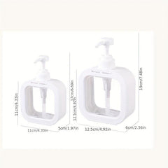 Press Type Soap Dispenser Plastic Lotion Bottle With Pump for Bathroom