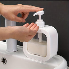 Press Type Soap Dispenser Plastic Lotion Bottle With Pump for Bathroom