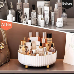 360u00b0 Rotating Cosmetic Storage Rack Multifunctional Countertop Organizer