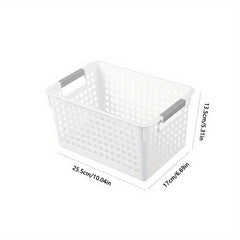 Cosmetics Storage Box Plastic Desktop Bathroom Storage Basket