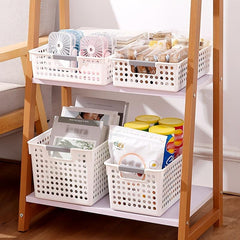 Cosmetics Storage Box Plastic Desktop Bathroom Storage Basket
