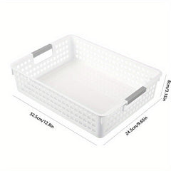 Cosmetics Storage Box Plastic Desktop Bathroom Storage Basket