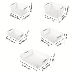 Cosmetics Storage Box Plastic Desktop Bathroom Storage Basket