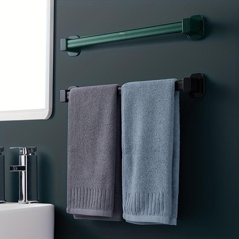 Multifunctional Punch Towel Bar for Bathroom Storage