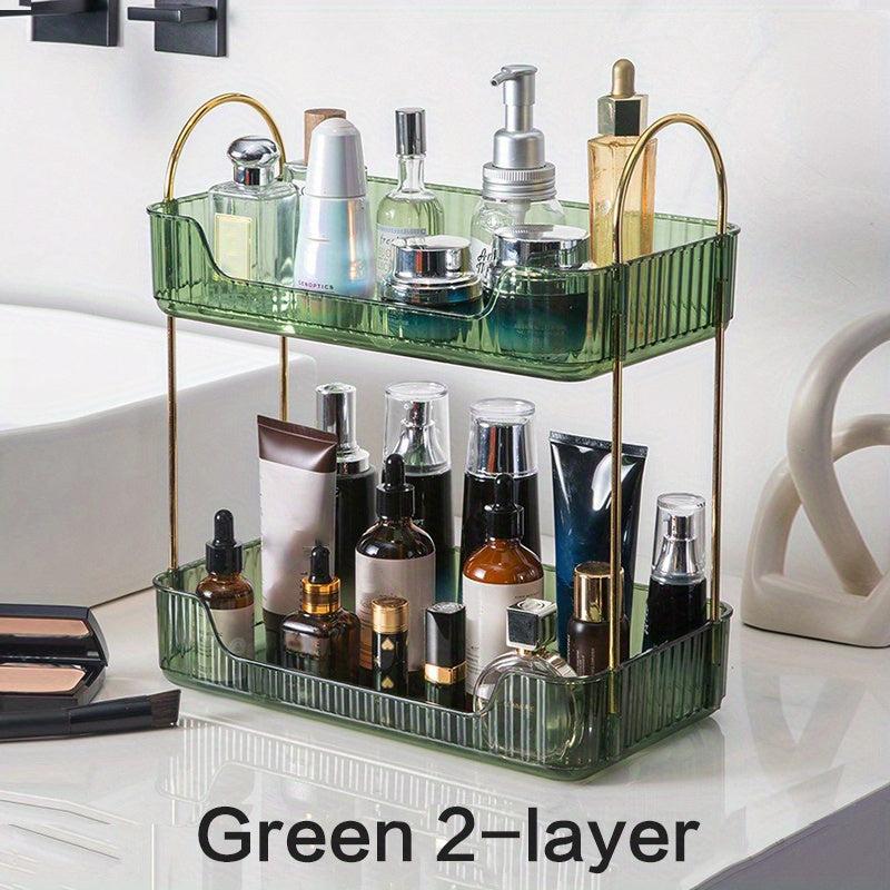 High Transparent Cosmetic Storage Rack for Makeup Table