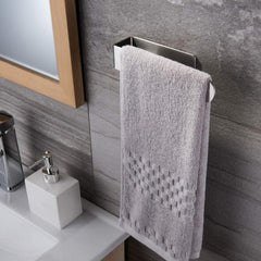 Stainless Steel Towel Bar L Shaped Towel Rack Bathroom Wall Mounted Holder