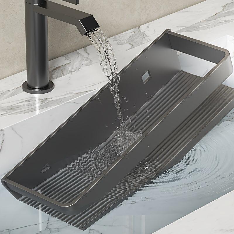 Wall Mounted Bathroom Storage Rack Shampoo Shower Gel Holder Organizer