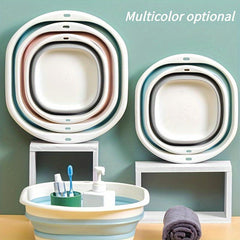 3pcs Foldable Washbasin Vegetable Wash Basin Plastic Foot Wash Basin