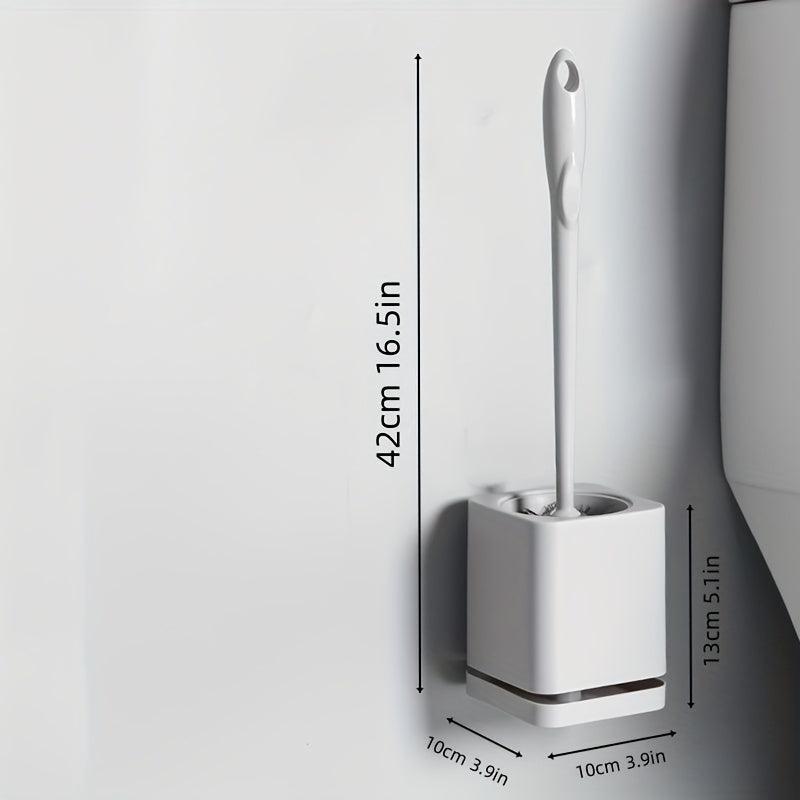 Long Handle Plastic Cleaning Brush for Toilet Bathroom