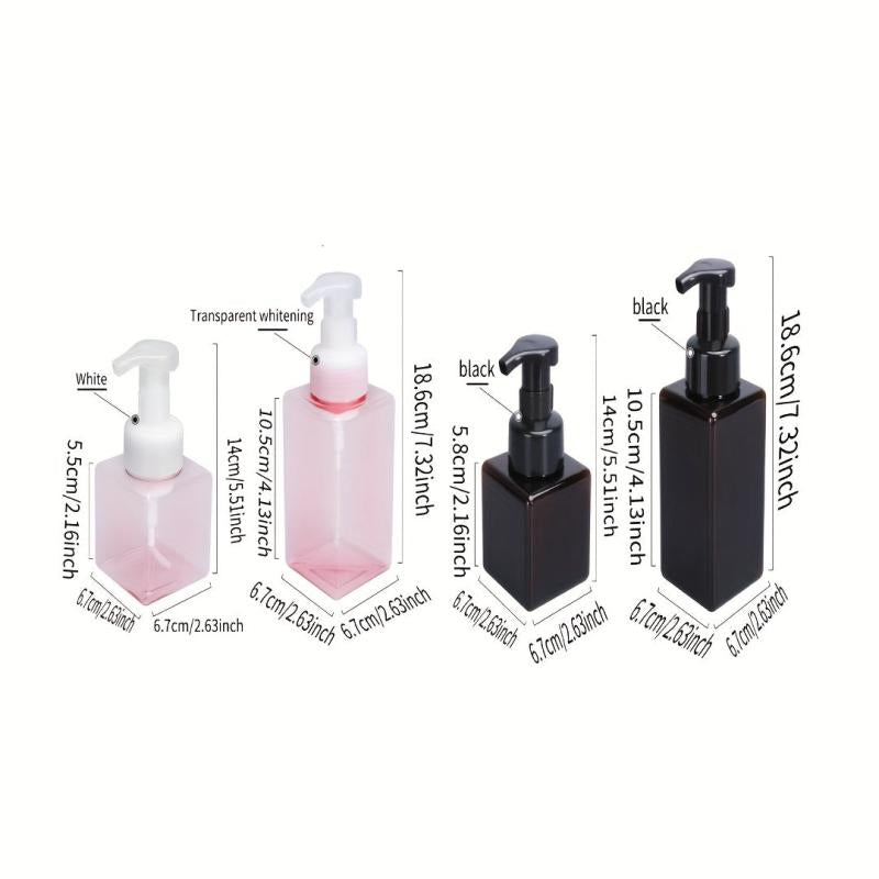 Foaming Bottle Hand Sanitizer Shampoo Shower Gel Square Foam Bottle