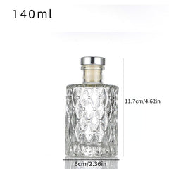 Vintage Glass Aromatherapy Bottle Empty Clear Glass Diffuser Bottles