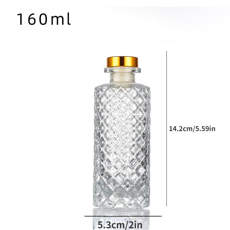 Vintage Glass Aromatherapy Bottle Empty Clear Glass Diffuser Bottles