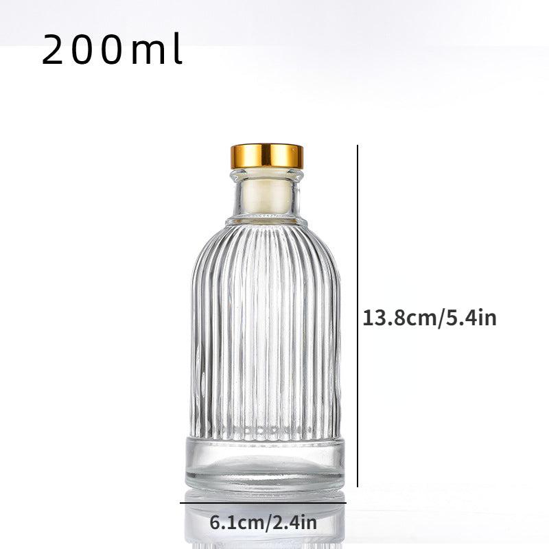 Vintage Glass Aromatherapy Bottle Empty Clear Glass Diffuser Bottles