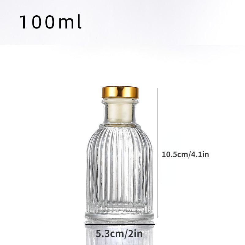 Vintage Glass Aromatherapy Bottle Empty Clear Glass Diffuser Bottles