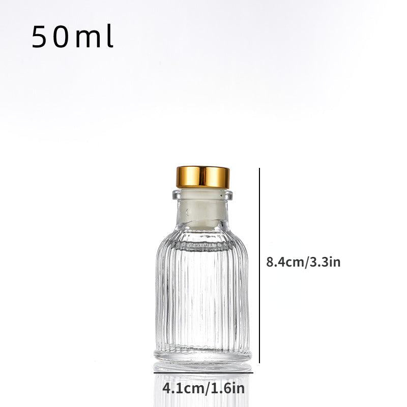 Vintage Glass Aromatherapy Bottle Empty Clear Glass Diffuser Bottles