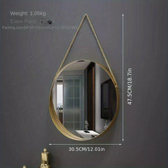 Modern Iron Wall Mirror Bathroom Dormitory Makeup Mirror