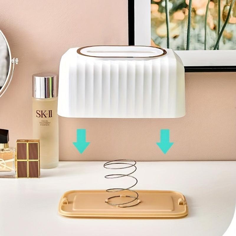 1pc Stylish Tissue Holder for Home and Bathroom Organization