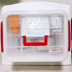 Medical Box Household Plastic Portable Double layer