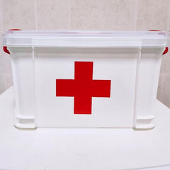 Medical Box Household Plastic Portable Double layer