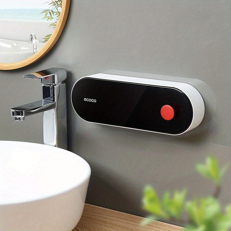 Wall Mounted Soap Dish With Lid Drain Soap Holder, Bathroom Accessories