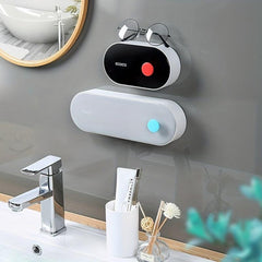 Wall Mounted Soap Dish With Lid Drain Soap Holder, Bathroom Accessories