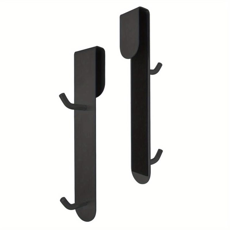 2Pcs Stainless Steel Shower Door Hooks Towel Hooks Bathroom Accessories