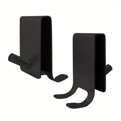 2Pcs Stainless Steel Shower Door Hooks Towel Hooks Bathroom Accessories