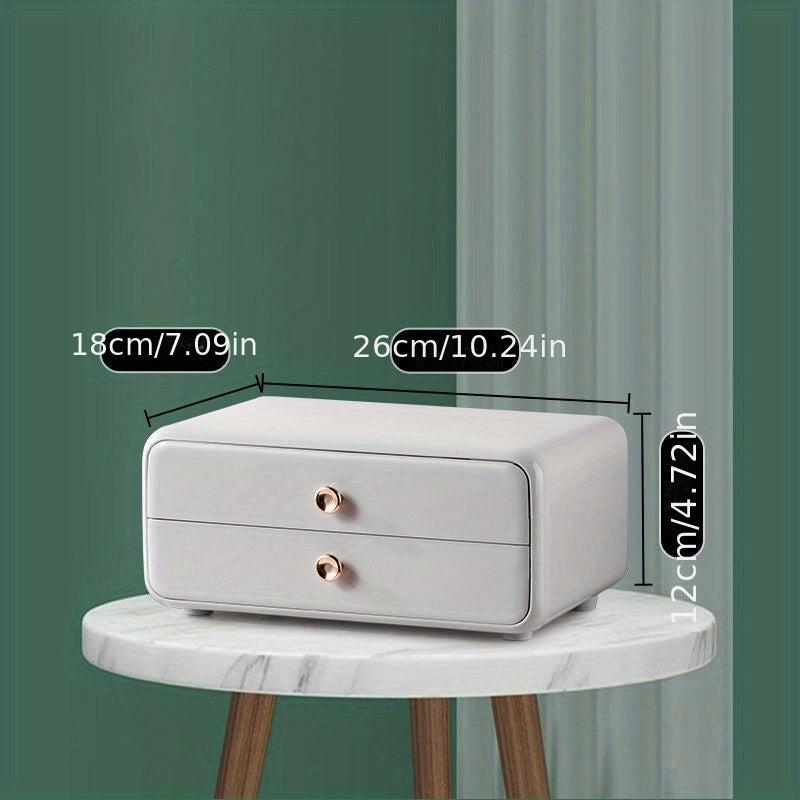 Large Capacity Cosmetics Storage Box Desktop Drawer Dustproof Rack